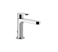 Gessi Emporio Via Bagutta mezclador monomando de lavabo, con desagüe de 1 1/4 y válvula de rebose, proyección de 127 mm, 29904031