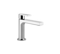 Gessi Emporio Via Manzoni mezclador monomando de lavabo, sin desagüe, proyección de 128 mm, 38605031, Color: cromado