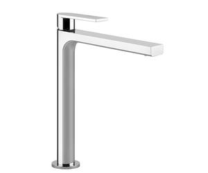 Gessi Emporio Via Manzoni mezclador monomando de lavabo, versión alta, sin desagüe, proyección 212 mm, 38609031, Color: cromado