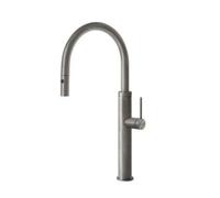 Gessi GESSI 316 Due Getti Copper Brushed PVD - 60026#708 Grifo monocomando Fregadero | Caño giratorio, Doble chorro de agua, Acabado Copper Brushed PVD