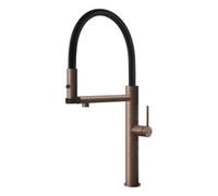 Gessi GESSI 316 Semiprofessionale Copper Brushed PVD - 60214#708 Grifo monocomando Fregadero | Mezclador, Acabado Copper Brushed PVD, Monocorriente