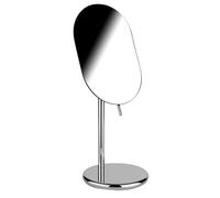 Gessi Goccia Espejo de aumento giratorio de 3 aumentos, modelo de pie, 38188079, Color: Blanco CN