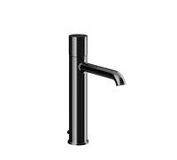 Gessi Habito mezclador monomando de lavabo, Versión intermedia, con juego de desagüe, 164mm de proyección, UNITO, 70005706, Color: PVD negro metálico