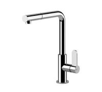 Gessi HELIUM Monogetto Matte Black - 50103#299 Grifo monocomando Fregadero | Monochorro, Acabado negro mate, Diseño moderno