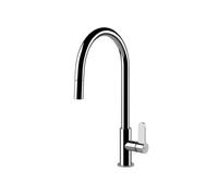 Gessi HELIUM Monogetto Matte Black - 60077#299 Grifo monocomando Fregadero | Negro mate, Boca monochorro fija, Caudal reducido ahorro agua