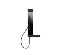Gessi HI-FI, combinación de ducha para montaje en pared de superficie con termostato, 3 funciones, 63041031, Color: cromado