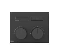 Gessi HI-FI, juego de montaje listo Termostato oculto con accionamiento por pulsador con 1 salida, 63002735, Color: Bronce cálido PVD