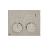 Gessi HI-FI, juego de montaje listo Termostato oculto con accionamiento por pulsador con 1 salida, 63002149, Color: Óptica Finox