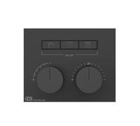 Gessi HI-FI, termostato oculto con juego de montaje y accionamiento por botón, 3 salidas separadas, 63006031, Color: cromado