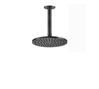 Gessi Inciso ducha mural anticalcárea D200 mm, con articulación y brazo de techo 213 mm, conexión 1/2, 58152710, Color: PVD de latón