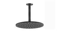 Gessi Inciso ducha mural anticalcárea D300 mm, con articulación y brazo de techo, longitud personalizable, conexión 1/2, 58250735, Color: Bronce cálido PVD