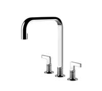 Gessi INCISO Girevole Warm Bronze Brushed PVD - 58701#726 Grifo monocomando Fregadero | Acabado bronce cálido, giratorio, estilo industrial
