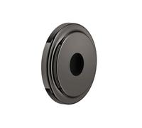 Gessi Inciso- Sensor de empotramiento sin contacto controlado electrónicamente para todas las salidas de lavabo individuales, 58019706, Color: PVD negro metálico