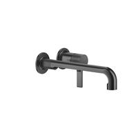 Gessi Inciso set de montaje para mezclador monomando empotrado, lavabo con rosetas individuales D65 mm, caño 264-234 mm, sin juego de desagüe, 58089187, Color: Bronce antiguo