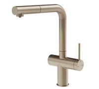 Gessi INEDITO Acqua Filtrata Finox Brushed Nickel - 60572#149 Grifo monocomando Fregadero | Mezclador, Acabado finox brushed nickel, Cartucho filtrante