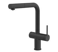 Gessi INEDITO Acqua Filtrata Matte Black - 60572#299 Grifo monocomando Fregadero | Mezclador, Acabado matte black, Cartucho filtrante