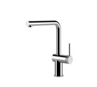 Gessi INEDITO - GODRONATO Girevole Finox Brushed Nickel - 60471#149 Grifo monocomando Fregadero | Acero inoxidable, Grifo mezclador monomando, Cartucho cerámico