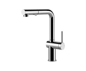 Gessi INEDITO Monogetto Chrome - 60433#031 Grifo monocomando Fregadero | Acabado cromado, Monocorriente, Cartucho cerámico