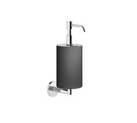 Gessi Ingranaggio, dispensador de jabón de pared, contenedor negro mate, 63814187, Color: Bronce antiguo