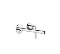 Gessi Ingranaggio juego listo para instalar para mezclador monomando empotrado, lavabo con rosetas individuales D=65 mm, caño 205-175 mm, 63583031, Color: cromado