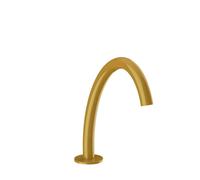 Gessi Origini caño de lavabo, versión mediana para sensor de mezclador monomando separado, proyección 186mm, 66021277, Color: Ocre brillante