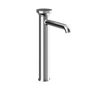Gessi Origini mezclador monomando de lavabo versión alta, sin juego de desagüe, 164mm de proyección, 66004031, Color: cromado