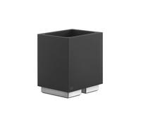 Gessi Rettangolo accesorios soporte para vasos versión, vaso negro, 20832079, Color: Blanco CN