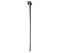 Gessi Rettangolo K, caño de techo combinable con mezclador monomando, longitud personalizada, 20199726, Color: Bronce cálido cepillado PVD