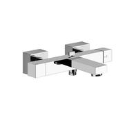 Gessi Rettangolo K, termostato de baño de superficie, desviador automático de baño/ducha, 20111735, Color: Bronce cálido PVD
