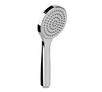 Gessi Rilievo ducha de mano de plástico anticalcárea D100 mm, tipo 1 chorro, 47254707, Color: Metal negro cepillado PVD