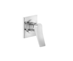 Gessi Rilievo, juego listo para instalar para mezclador monomando, 1 vía, salida superior, para cuerpo oculto, 59109710, Color: PVD de latón