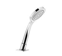 Gessi Rilievo, manguera de ducha pasante con teleducha anticalcárea extraíble y manguera de ducha metálica sin muelle de retorno, 59127030, Color: PVD de cobre