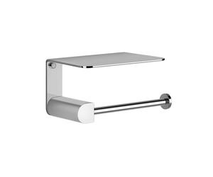 Gessi Rilievo, portarrollos de papel higiénico con tapa, de pared, 59449030, Color: PVD de cobre