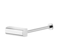 Gessi Rilievo, portarrollos de papel higiénico, montaje en pared vertical u horizontal, 59455707, Color: Metal negro cepillado PVD