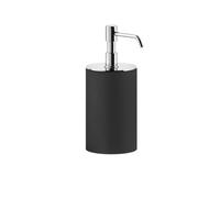 Gessi Rilievo, versión de soporte del dispensador de jabón, vaso negro mate, 59538299, Color: Negro XL