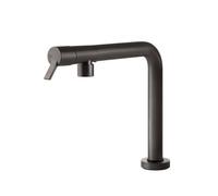 Grifo Monomando Gessi Su&Giú 60071 707 Black Metal Brushed PVD