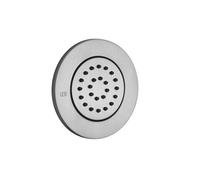 Gessi Tondo set de montaje para ducha lateral oculta ajustable, 32982147, Color: Cromado cepillado