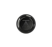 Gessi Venti20 botón de funcionamiento cubierta niebla, SP03291706, Color: PVD negro metálico