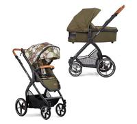 Gesslein Cochecito FX4 Life con capazo Panorama Relax (cochecito 3 en 1, opción de descanso y asiento, ventilación del suelo, ajustable individualmente, tamaño de embalaje pequeño, freno de mano),