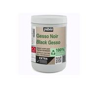 Gesso - Negro - Imprimación - Mate - Todas las técnicas - Extra cubriente - Pébéo - 945ml