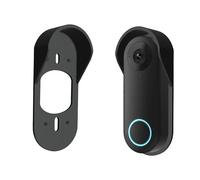 GESTECH Cubierta de lluvia, carcasa protectora contra la intemperie integrada, placa de pared compatible solo con timbre de video Reolink 2K Smart con cable PoE WiFi, no requiere taladrar,