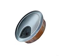 Gestión de cables fácil e innovador ojal de aleación de zinc adecuado para varios usos (plata 80 mm)