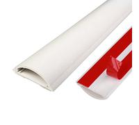 Gestión de cubierta de cable de trunking, Canaleta for cables semicircular autoadhesiva pintable n.° 3, 33 mm x 10,5 1 m, color H, cubierta for