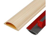 Gestión de cubierta de cable de trunking, Cubierta de conducto for canaleta cables semicircular autoadhesiva, tamaño n.° 3, multicolor