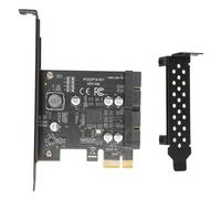 Gestión de datos sin esfuerzo con tarjeta de expansión PCIe a USB 3.2, condensadores sólidos SMD y alta eficiencia para PC de escritorio.