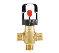 Gestión de flujo de agua DN15 válvulas termostáticas de latón de 0.5 pulgadas, cuerpo de temperatura constante para instalaciones domésticas, temperatura constante