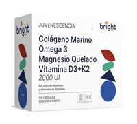 Gestión de la Longevidad | Vitamina D3 y K2 2000 UI + Magnesio Omega 3 Colágeno - Sin OMG | Poderosa sinergia de vitaminas y minerales l 28 Dosis Diarios