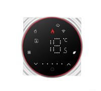 Gestión integral del clima con termostato WiFi inteligente con integración de aplicación fácil de usar y modos duales (negro cuadrado GA)