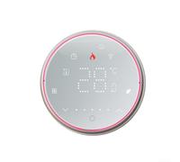 Gestión integral del clima con termostato WiFi inteligente con integración de aplicaciones fáciles de usar y modos duales (blanco redondo-GB)