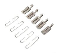 Gestiona sin esfuerzo las condiciones de invierno con 25 clips de cable de calefacción de aluminio